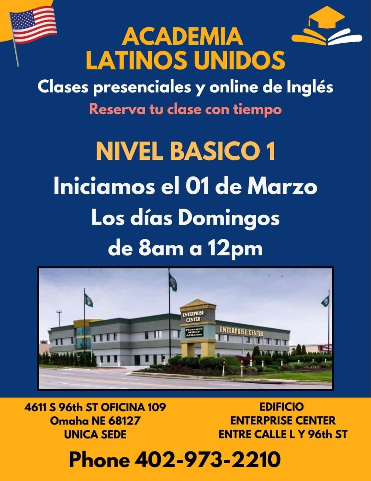 Clases de Ingles basico 1 Inicio el 1 de marzo