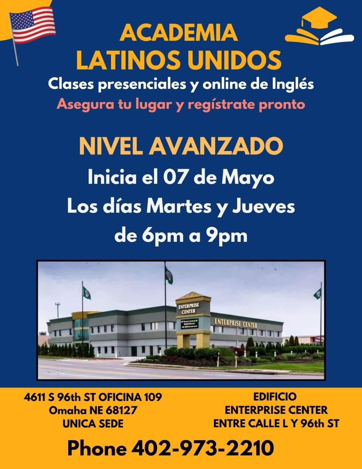 curso de inglés nivel avanzado inicia el 7 de mayo de 2026