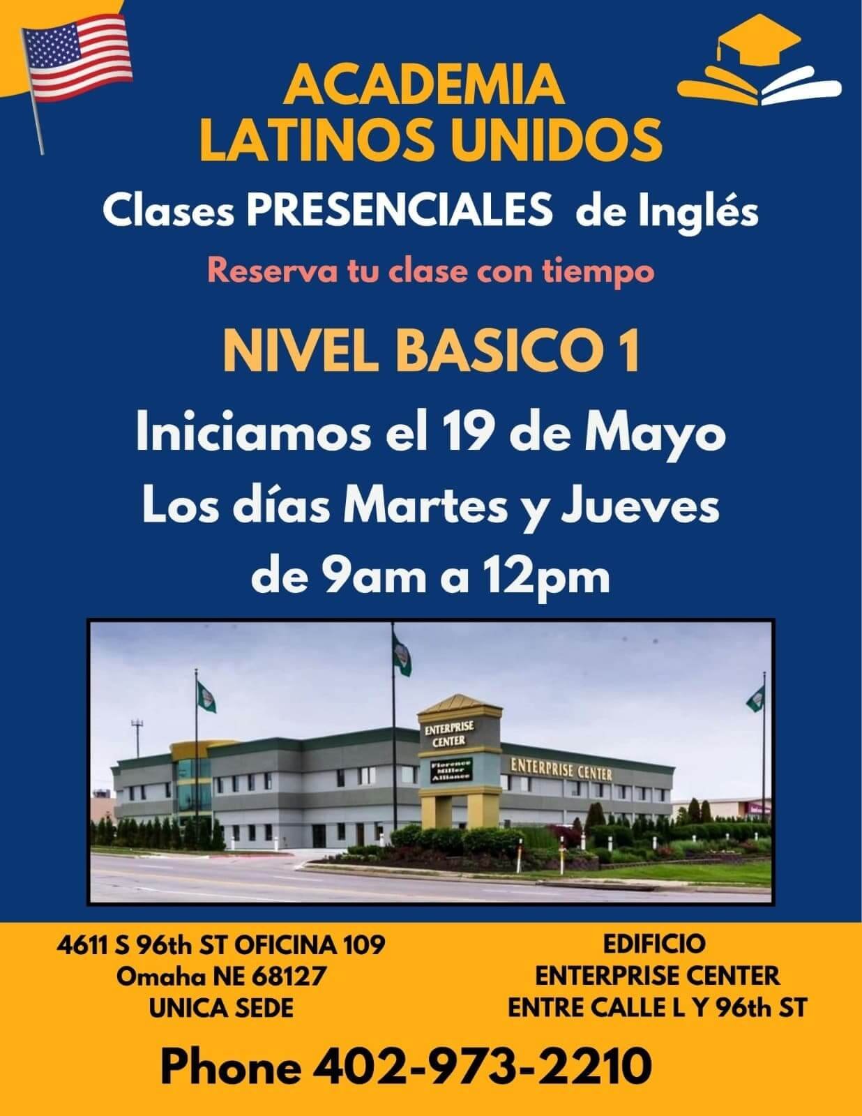 curso de inglés nivel básico-1 inicia el 19 de mayo de 2026