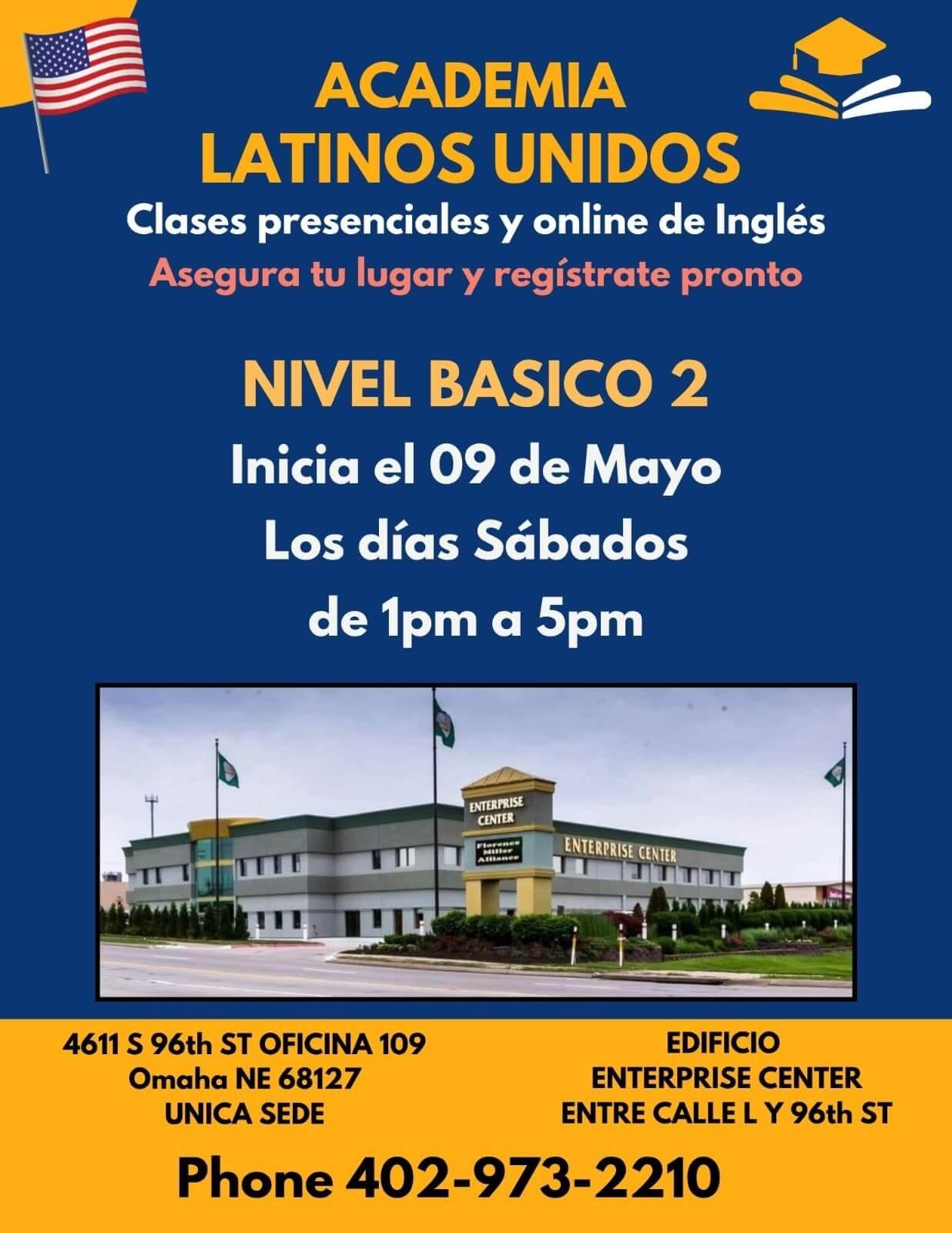 curso de inglés nivel básico-2 inicia el 9 de mayo de 2026