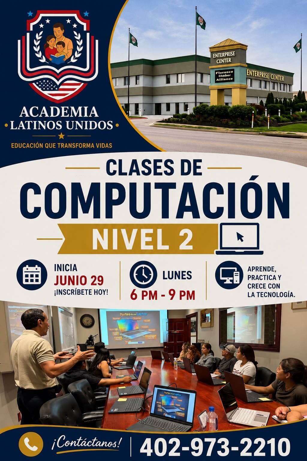 curso de computación nivel 2 inicia el 29 de junio de 2026