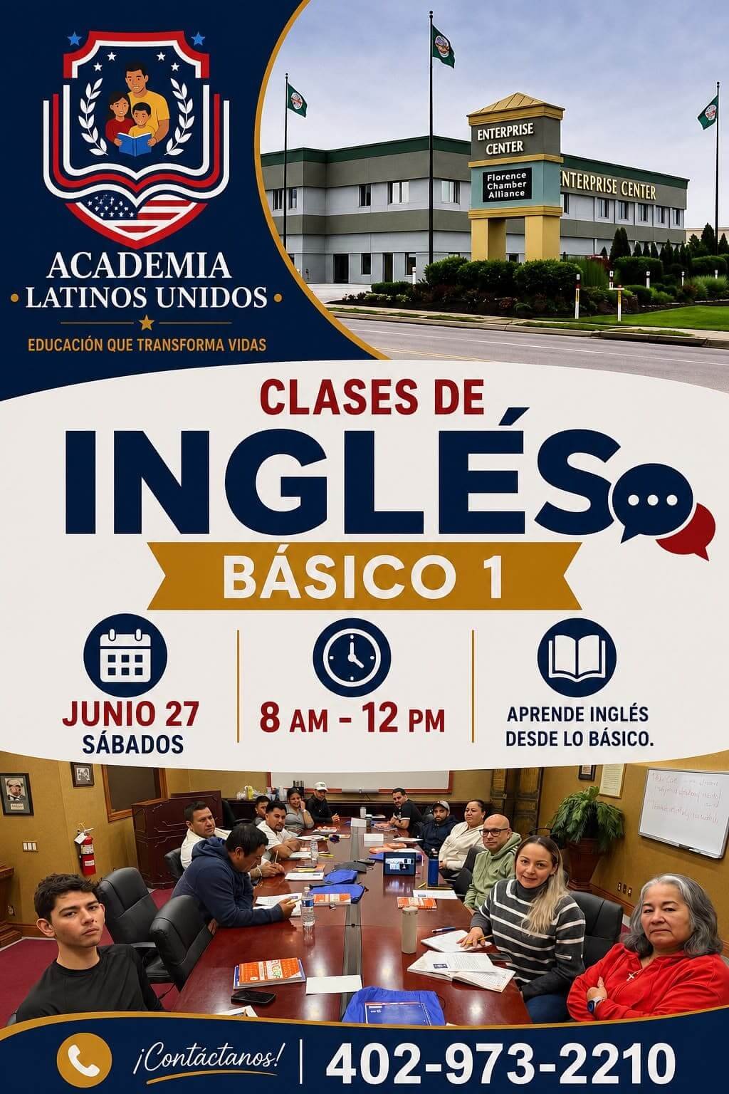 curso de inglés nivel básico 1 inicia el 27 de junio de 2026